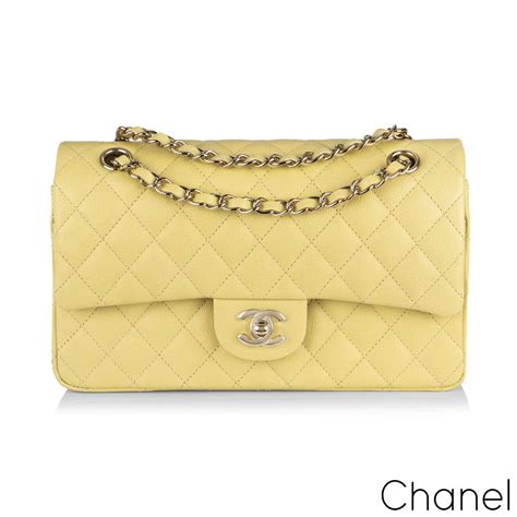 chanel yellow handbag|chanel medium flap bag.